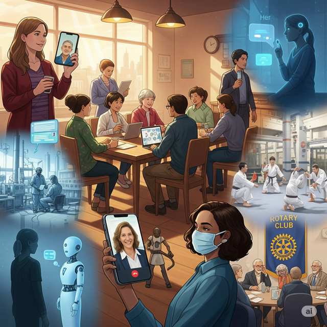 Empowering Tech and Community: Joe's Adventures in AI artwork