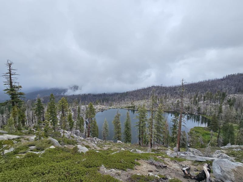 Lake View in the Sierras